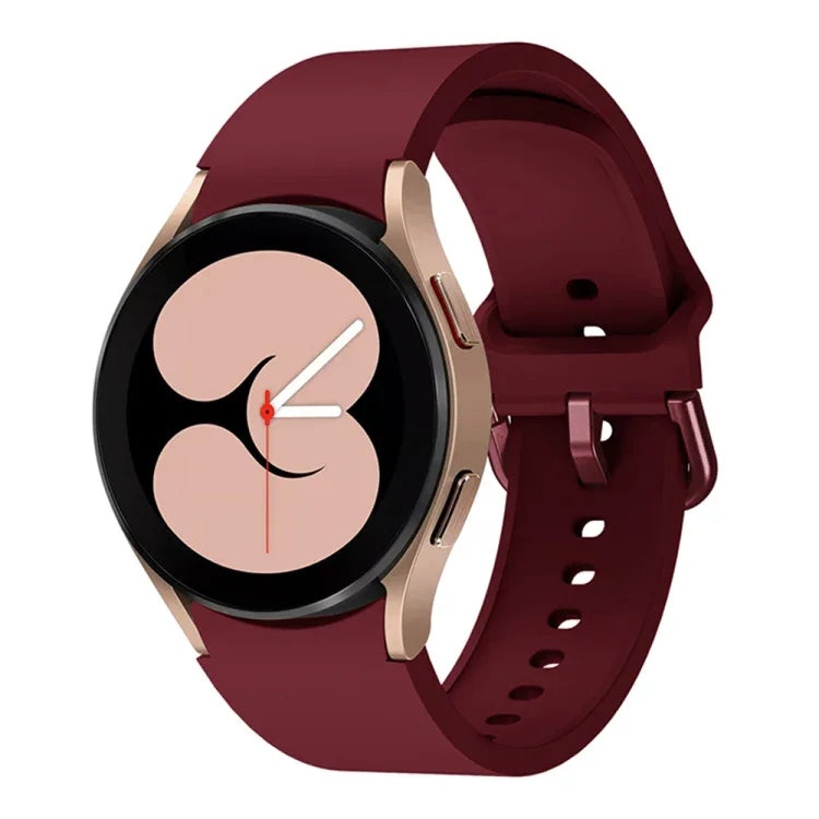 Pulseira Desportiva em Silicone com Fivela Colorida, Para Samsung Galaxy Watch 6 / 6 Classic