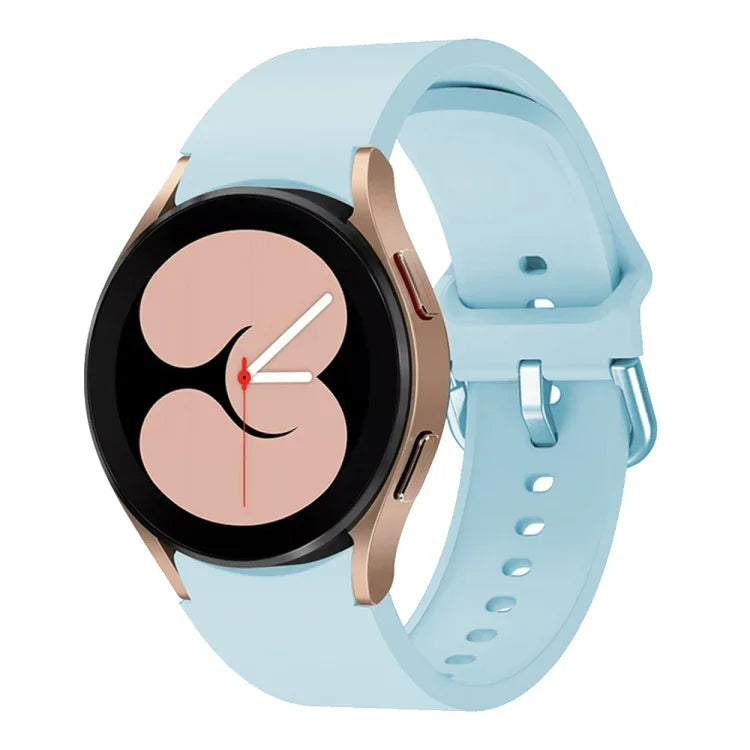 Pulseira Desportiva em Silicone com Fivela Colorida, Para Samsung Galaxy Watch 6 / 6 Classic