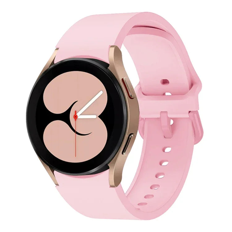 Pulseira Desportiva em Silicone com Fivela Colorida, Para Samsung Galaxy Watch 6 / 6 Classic