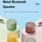 EWA A129 Altifalante Metálico Mini Bluetooth 5.0 com Radiador de Graves