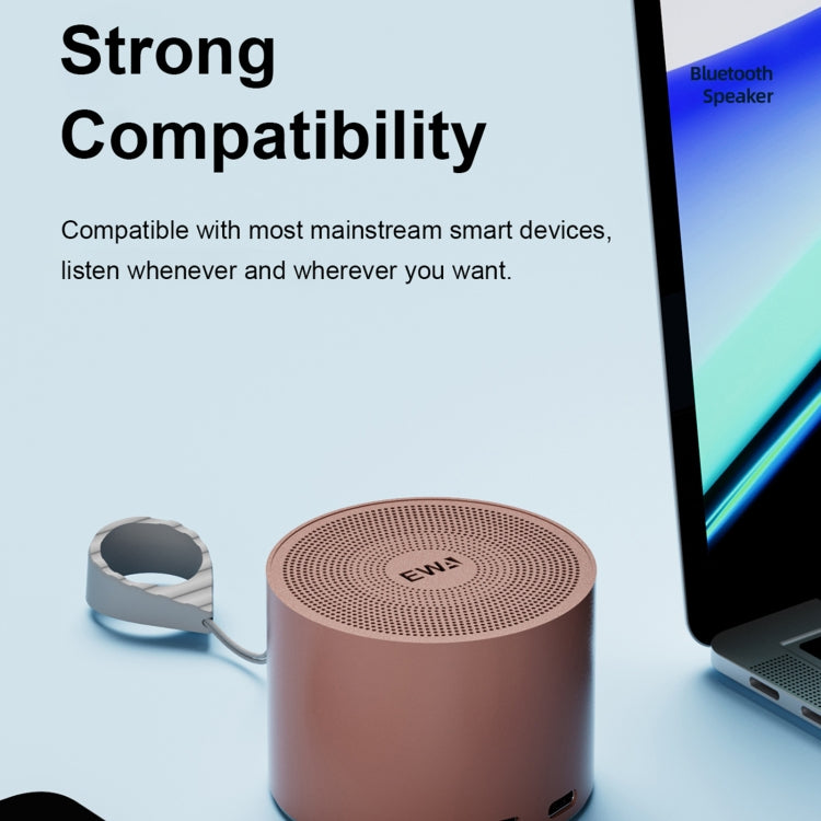 EWA A129 Altifalante Metálico Mini Bluetooth 5.0 com Radiador de Graves