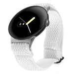 Correia de Relógio em Nylon Trançado Ondulado 20mm, Para Google Pixel Watch 4 / 3 / 2 / 1 41mm