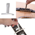 Régua em T para Guitarra 9 em 1, Medidor de Braço, Escala, Curvatura dos Trastes, Curvatura do Espaçamento das Cordas, Paquímetro Ajustável, Régua em T para Guitarra 9 em 1
