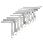 Régua em T para Guitarra 9 em 1, Medidor de Braço, Escala, Curvatura dos Trastes, Curvatura do Espaçamento das Cordas, Paquímetro Ajustável, Régua em T para Guitarra 9 em 1