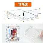 YX075 Conjunto de 6 suportes de armazenamento acrílicos para ornamentos de anime, suporte de parede, YX075