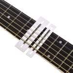 Régua de Medição para Braço de Guitarra, Lima para Afiação, Régua para Entalhes no Braço, Almofada para Polimento de Trastes, Régua de Medição para Braço de Guitarra