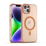 Capa de Telefone MagSafe em TPU Translúcido Fosco + PC com Cobertura Total, Para iPhone 14 Pro Max, Para iPhone SE 2022 / 2020 / 8, Para iPhone 13 Pro Max, Para iPhone 13 Pro, Para iPhone 13