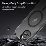 Capa de Telefone MagSafe em TPU Translúcido Fosco + PC com Cobertura Total, Para iPhone 14 Pro Max, Para iPhone SE 2022 / 2020 / 8, Para iPhone 13 Pro Max, Para iPhone 13 Pro, Para iPhone 13