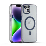 Capa de Telefone MagSafe em TPU Translúcido Fosco + PC com Cobertura Total, Para iPhone 14 Pro Max, Para iPhone SE 2022 / 2020 / 8, Para iPhone 13 Pro Max, Para iPhone 13 Pro, Para iPhone 13
