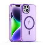 Capa de Telefone MagSafe em TPU Translúcido Fosco + PC com Cobertura Total, Para iPhone 14 Pro Max, Para iPhone SE 2022 / 2020 / 8, Para iPhone 13 Pro Max, Para iPhone 13 Pro, Para iPhone 13