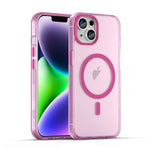 Capa de Telefone MagSafe em TPU Translúcido Fosco + PC com Cobertura Total, Para iPhone 14 Pro Max, Para iPhone SE 2022 / 2020 / 8, Para iPhone 13 Pro Max, Para iPhone 13 Pro, Para iPhone 13