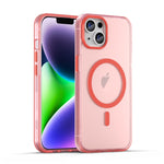 Capa de Telefone MagSafe em TPU Translúcido Fosco + PC com Cobertura Total, Para iPhone 14 Pro Max, Para iPhone SE 2022 / 2020 / 8, Para iPhone 13 Pro Max, Para iPhone 13 Pro, Para iPhone 13