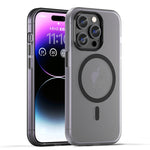 Capa de Telefone MagSafe em TPU Translúcido Fosco + PC com Cobertura Total, Para iPhone 16 Pro, Para iPhone 16 Plus, Para iPhone 16, Para iPhone 15 Pro Max, Para iPhone 15 Pro