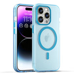 Capa de Telefone MagSafe em TPU Translúcido Fosco + PC com Cobertura Total, Para iPhone 16 Pro, Para iPhone 16 Plus, Para iPhone 16, Para iPhone 15 Pro Max, Para iPhone 15 Pro