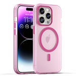 Capa de Telefone MagSafe em TPU Translúcido Fosco + PC com Cobertura Total, Para iPhone 16 Pro, Para iPhone 16 Plus, Para iPhone 16, Para iPhone 15 Pro Max, Para iPhone 15 Pro