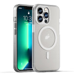 Capa de Telefone MagSafe em TPU Translúcido Fosco + PC com Cobertura Total, Para iPhone 14 Pro Max, Para iPhone SE 2022 / 2020 / 8, Para iPhone 13 Pro Max, Para iPhone 13 Pro, Para iPhone 13