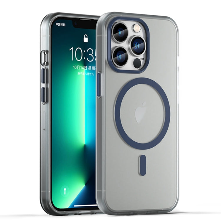 Capa de Telefone MagSafe em TPU Translúcido Fosco + PC com Cobertura Total, Para iPhone 14 Pro Max, Para iPhone SE 2022 / 2020 / 8, Para iPhone 13 Pro Max, Para iPhone 13 Pro, Para iPhone 13