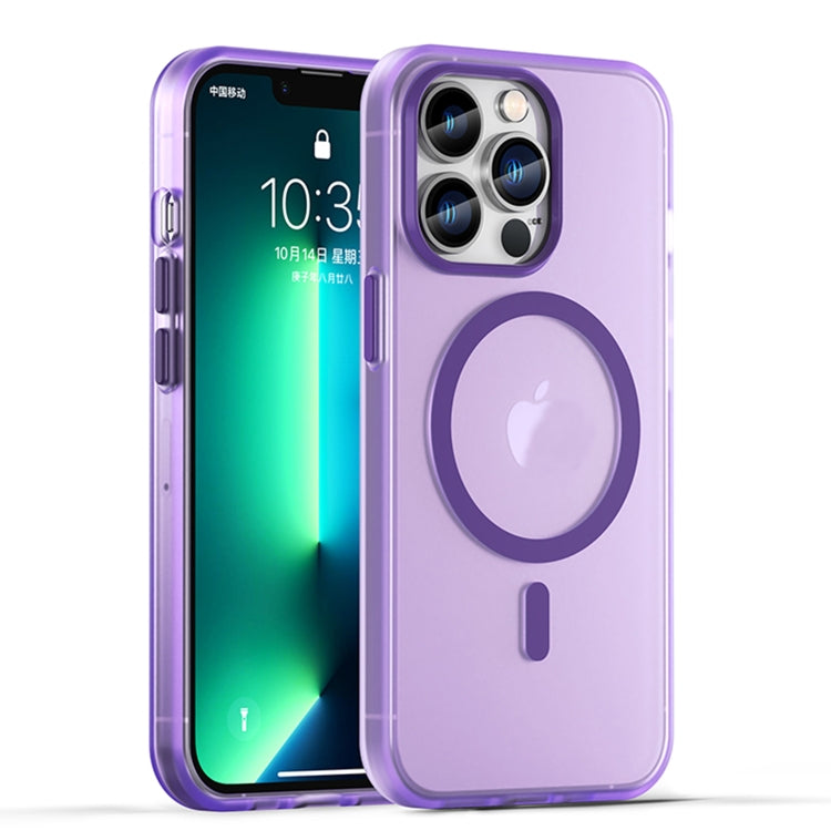 Capa de Telefone MagSafe em TPU Translúcido Fosco + PC com Cobertura Total, Para iPhone 14 Pro Max, Para iPhone SE 2022 / 2020 / 8, Para iPhone 13 Pro Max, Para iPhone 13 Pro, Para iPhone 13