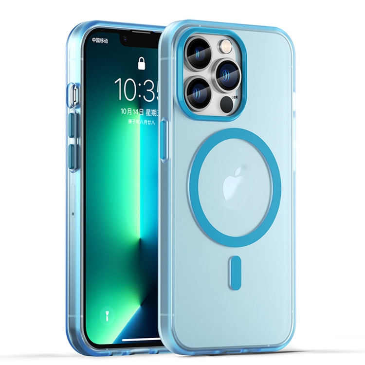 Capa de Telefone MagSafe em TPU Translúcido Fosco + PC com Cobertura Total, Para iPhone 14 Pro Max, Para iPhone SE 2022 / 2020 / 8, Para iPhone 13 Pro Max, Para iPhone 13 Pro, Para iPhone 13