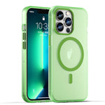 Capa de Telefone MagSafe em TPU Translúcido Fosco + PC com Cobertura Total, Para iPhone 14 Pro Max, Para iPhone SE 2022 / 2020 / 8, Para iPhone 13 Pro Max, Para iPhone 13 Pro, Para iPhone 13