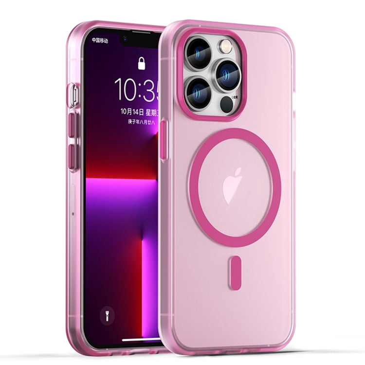 Capa de Telefone MagSafe em TPU Translúcido Fosco + PC com Cobertura Total, Para iPhone 14 Pro Max, Para iPhone SE 2022 / 2020 / 8, Para iPhone 13 Pro Max, Para iPhone 13 Pro, Para iPhone 13