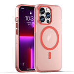 Capa de Telefone MagSafe em TPU Translúcido Fosco + PC com Cobertura Total, Para iPhone 14 Pro Max, Para iPhone SE 2022 / 2020 / 8, Para iPhone 13 Pro Max, Para iPhone 13 Pro, Para iPhone 13