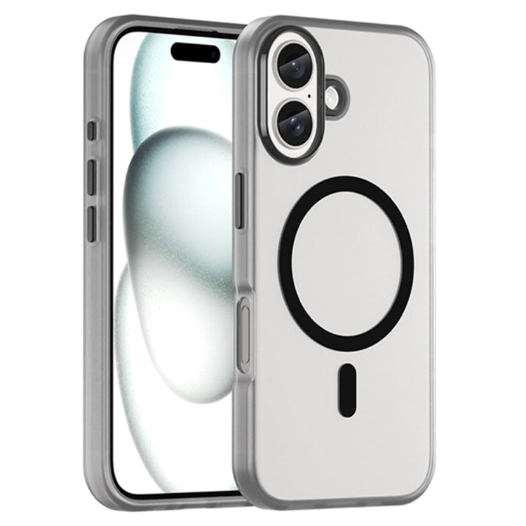 Capa de Telefone MagSafe em TPU Translúcido Fosco + PC com Cobertura Total, Para iPhone 16 Pro, Para iPhone 16 Plus, Para iPhone 16, Para iPhone 15 Pro Max, Para iPhone 15 Pro