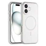 Capa de Telefone MagSafe em TPU Translúcido Fosco + PC com Cobertura Total, Para iPhone 16 Pro, Para iPhone 16 Plus, Para iPhone 16, Para iPhone 15 Pro Max, Para iPhone 15 Pro