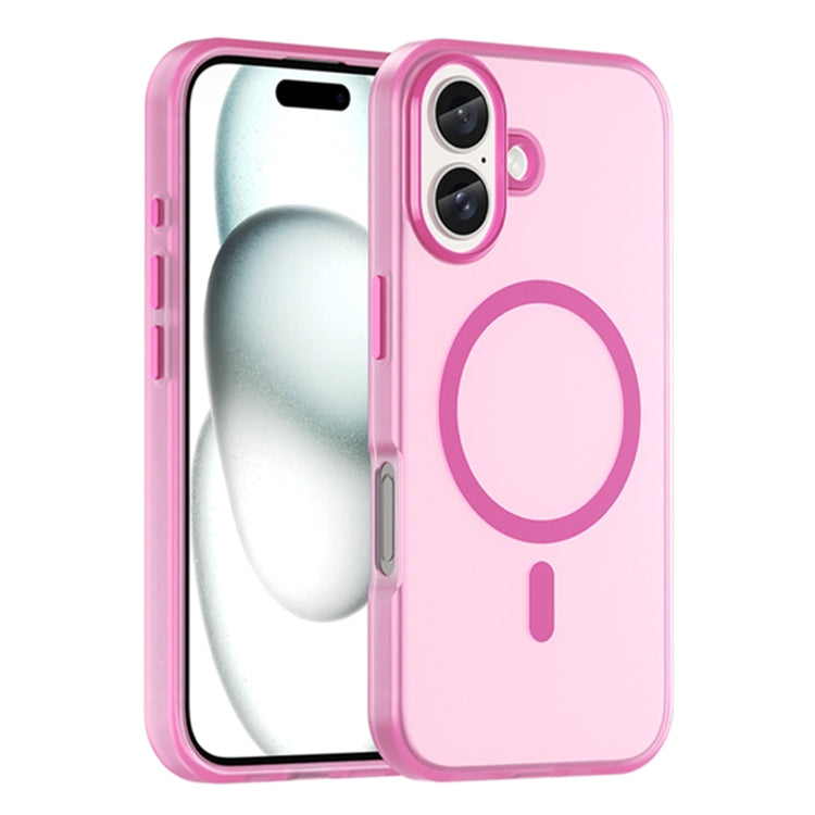 Capa de Telefone MagSafe em TPU Translúcido Fosco + PC com Cobertura Total, Para iPhone 16 Pro, Para iPhone 16 Plus, Para iPhone 16, Para iPhone 15 Pro Max, Para iPhone 15 Pro