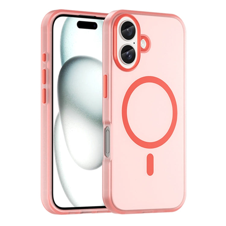 Capa de Telefone MagSafe em TPU Translúcido Fosco + PC com Cobertura Total, Para iPhone 16 Pro, Para iPhone 16 Plus, Para iPhone 16, Para iPhone 15 Pro Max, Para iPhone 15 Pro