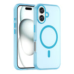Capa de Telefone MagSafe em TPU Translúcido Fosco + PC com Cobertura Total, Para iPhone 16 Pro, Para iPhone 16 Plus, Para iPhone 16, Para iPhone 15 Pro Max, Para iPhone 15 Pro
