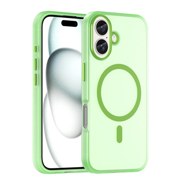 Capa de Telefone MagSafe em TPU Translúcido Fosco + PC com Cobertura Total, Para iPhone 16 Pro, Para iPhone 16 Plus, Para iPhone 16, Para iPhone 15 Pro Max, Para iPhone 15 Pro