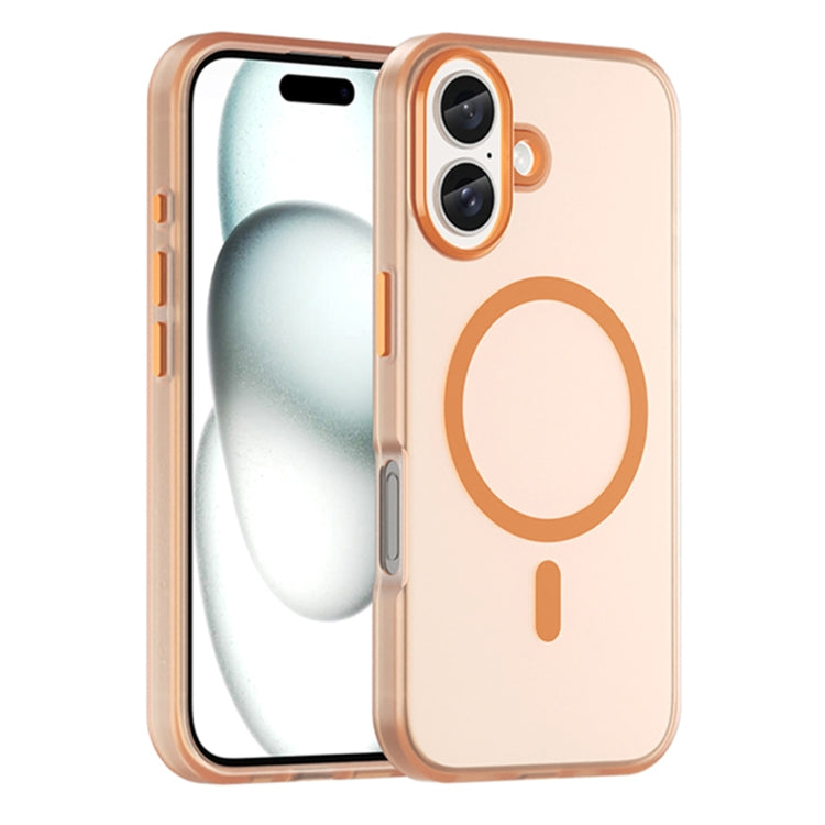 Capa de Telefone MagSafe em TPU Translúcido Fosco + PC com Cobertura Total, Para iPhone 16 Pro, Para iPhone 16 Plus, Para iPhone 16, Para iPhone 15 Pro Max, Para iPhone 15 Pro