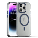 Capa de Telefone MagSafe em TPU Translúcido Fosco + PC com Cobertura Total, Para iPhone 16 Pro, Para iPhone 16 Plus, Para iPhone 16, Para iPhone 15 Pro Max, Para iPhone 15 Pro