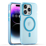 Capa de Telefone MagSafe em TPU Translúcido Fosco + PC com Cobertura Total, Para iPhone 16 Pro, Para iPhone 16 Plus, Para iPhone 16, Para iPhone 15 Pro Max, Para iPhone 15 Pro