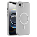Capa de Telefone MagSafe em TPU Translúcido Fosco + PC com Cobertura Total, Para iPhone 17e / 16e, Para iPhone 17 Pro Max, Para iPhone 17 Pro, Para iPhone 17, Para iPhone Air, Para iPhone 16 Pro Max