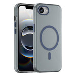 Capa de Telefone MagSafe em TPU Translúcido Fosco + PC com Cobertura Total, Para iPhone 17e / 16e, Para iPhone 17 Pro Max, Para iPhone 17 Pro, Para iPhone 17, Para iPhone Air, Para iPhone 16 Pro Max