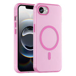 Capa de Telefone MagSafe em TPU Translúcido Fosco + PC com Cobertura Total, Para iPhone 17e / 16e, Para iPhone 17 Pro Max, Para iPhone 17 Pro, Para iPhone 17, Para iPhone Air, Para iPhone 16 Pro Max