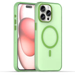Capa de Telefone MagSafe em TPU Translúcido Fosco + PC com Cobertura Total, Para iPhone 16 Pro, Para iPhone 16 Plus, Para iPhone 16, Para iPhone 15 Pro Max, Para iPhone 15 Pro