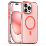 Capa de Telefone MagSafe em TPU Translúcido Fosco + PC com Cobertura Total, Para iPhone 16 Pro, Para iPhone 16 Plus, Para iPhone 16, Para iPhone 15 Pro Max, Para iPhone 15 Pro