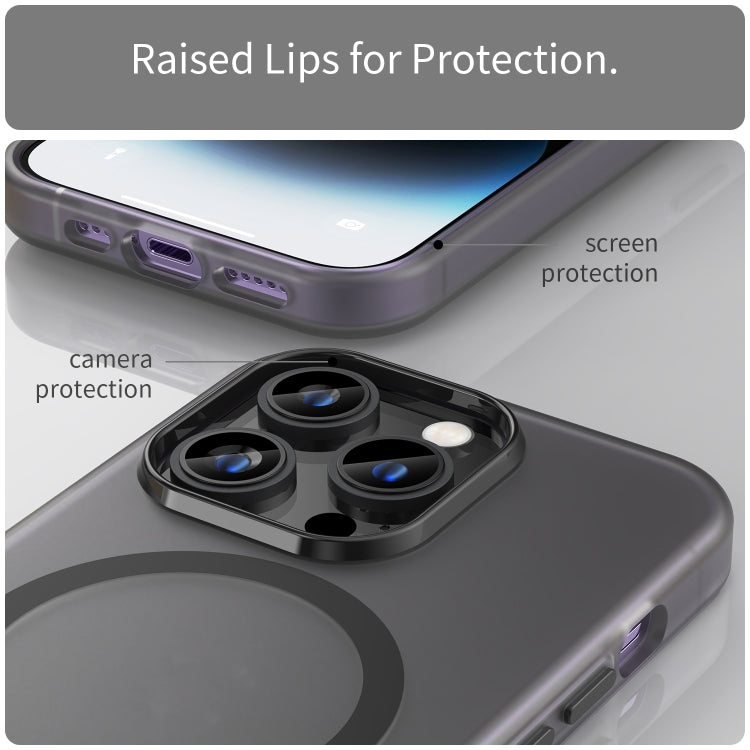 Capa de Telefone MagSafe em TPU Translúcido Fosco + PC com Cobertura Total, Para iPhone 14 Pro Max, Para iPhone SE 2022 / 2020 / 8, Para iPhone 13 Pro Max, Para iPhone 13 Pro, Para iPhone 13