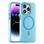 Capa de Telefone MagSafe em TPU Translúcido Fosco + PC com Cobertura Total, Para iPhone 14 Pro Max, Para iPhone SE 2022 / 2020 / 8, Para iPhone 13 Pro Max, Para iPhone 13 Pro, Para iPhone 13