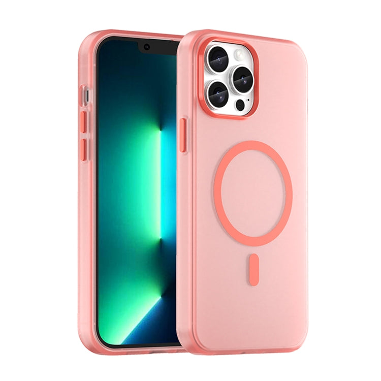 Capa de Telefone MagSafe em TPU Translúcido Fosco + PC com Cobertura Total, Para iPhone 14 Pro Max, Para iPhone SE 2022 / 2020 / 8, Para iPhone 13 Pro Max, Para iPhone 13 Pro, Para iPhone 13