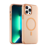 Capa de Telefone MagSafe em TPU Translúcido Fosco + PC com Cobertura Total, Para iPhone 14 Pro Max, Para iPhone SE 2022 / 2020 / 8, Para iPhone 13 Pro Max, Para iPhone 13 Pro, Para iPhone 13