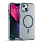 Capa de Telefone MagSafe em TPU Translúcido Fosco + PC com Cobertura Total, Para iPhone 14 Pro Max, Para iPhone SE 2022 / 2020 / 8, Para iPhone 13 Pro Max, Para iPhone 13 Pro, Para iPhone 13