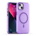 Capa de Telefone MagSafe em TPU Translúcido Fosco + PC com Cobertura Total, Para iPhone 14 Pro Max, Para iPhone SE 2022 / 2020 / 8, Para iPhone 13 Pro Max, Para iPhone 13 Pro, Para iPhone 13