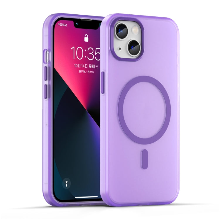 Capa de Telefone MagSafe em TPU Translúcido Fosco + PC com Cobertura Total, Para iPhone 14 Pro Max, Para iPhone SE 2022 / 2020 / 8, Para iPhone 13 Pro Max, Para iPhone 13 Pro, Para iPhone 13