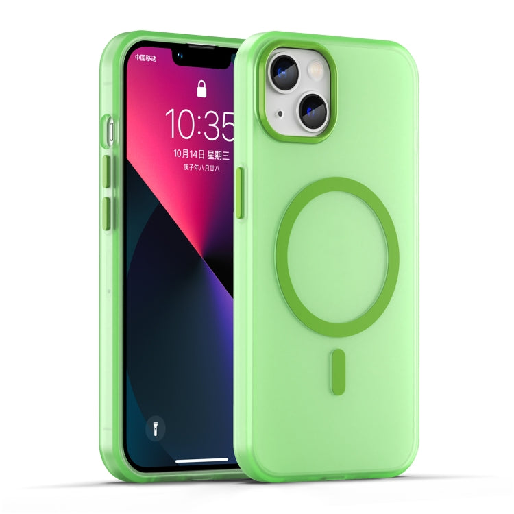 Capa de Telefone MagSafe em TPU Translúcido Fosco + PC com Cobertura Total, Para iPhone 14 Pro Max, Para iPhone SE 2022 / 2020 / 8, Para iPhone 13 Pro Max, Para iPhone 13 Pro, Para iPhone 13