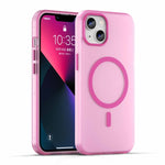 Capa de Telefone MagSafe em TPU Translúcido Fosco + PC com Cobertura Total, Para iPhone 14 Pro Max, Para iPhone SE 2022 / 2020 / 8, Para iPhone 13 Pro Max, Para iPhone 13 Pro, Para iPhone 13