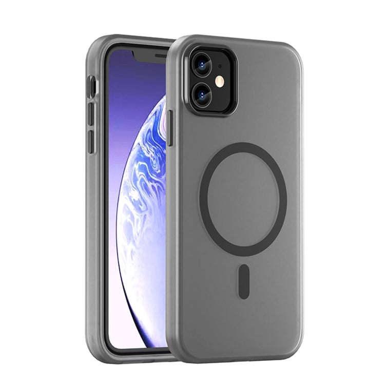 Capa de Telefone MagSafe em TPU Translúcido Fosco + PC com Cobertura Total, Para iPhone 12, Para iPhone 12 Pro Max, Para iPhone 12 Pro, Para iPhone 11 Pro Max, Para iPhone 11